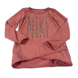 Nike Toddler Girl 3T Coral Dri-Fit Long Sleeve Shirt